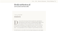 Desktop Screenshot of henkvanstraten.nl