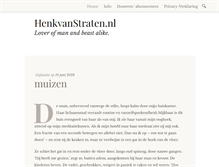Tablet Screenshot of henkvanstraten.nl
